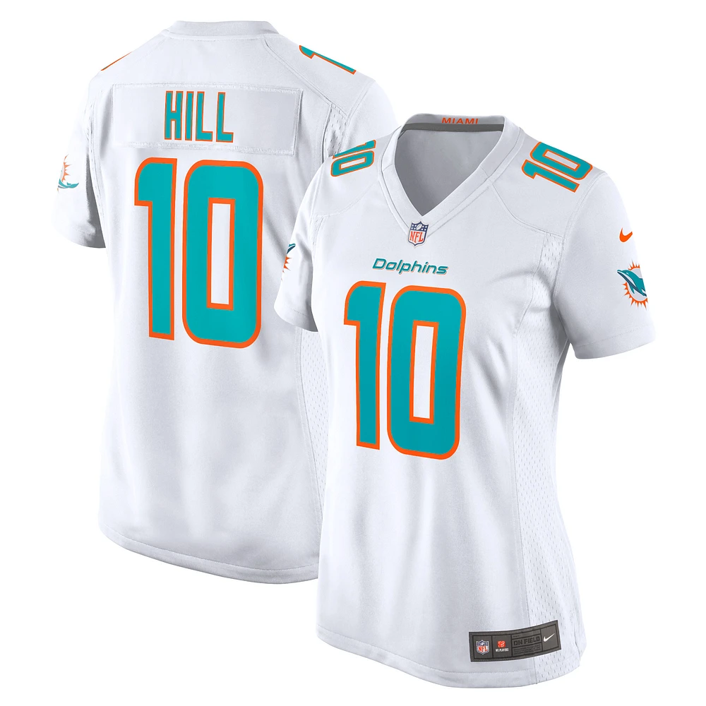 Maillot de joueur Nike Tyreek Hill pour femme des Dolphins Miami, blanc