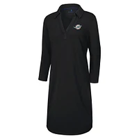 Women's Tommy Bahama Black Miami Dolphins Ashby Isles Three-Quarter Length Sleeve Pullover
 Jersey Dress