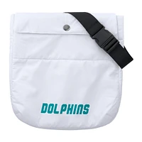 Doudoune zippée repliable blanche pour femme WEAR by Erin Andrews des Miami Dolphins