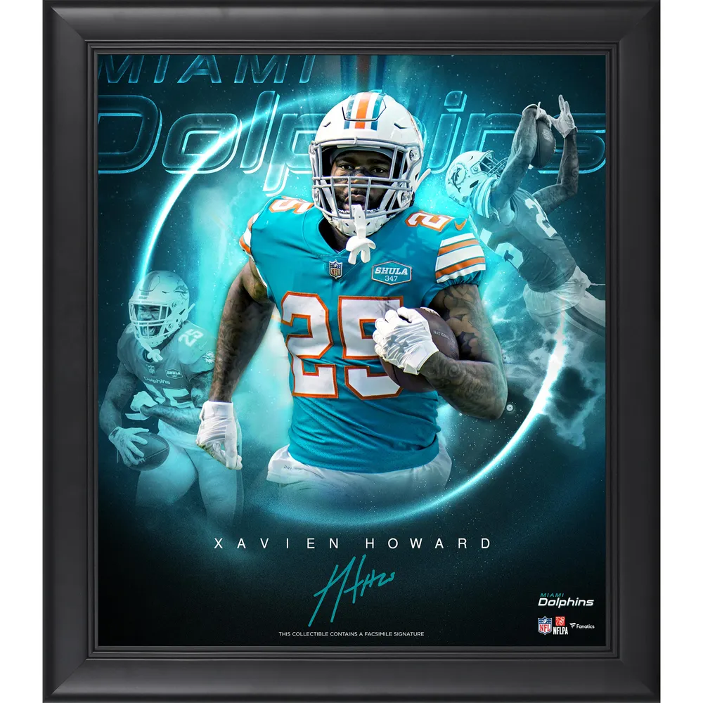 Miami Dolphins Mahogany Framed Jersey Display Case