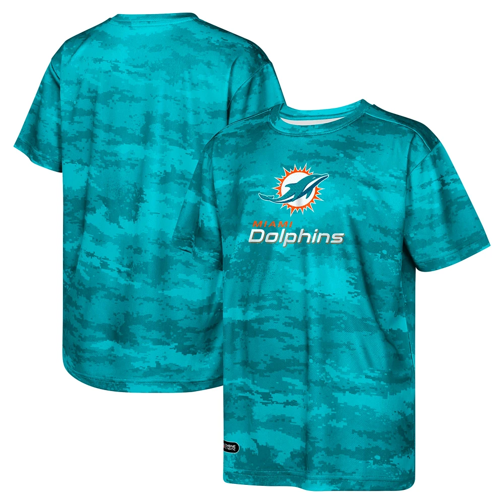 T-shirt Aqua Miami Dolphins Scrimmage pour jeunes