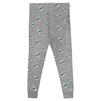 Ensemble de nuit pour jeunes Miami Dolphins avec t-shirt à manches longues et pantalon