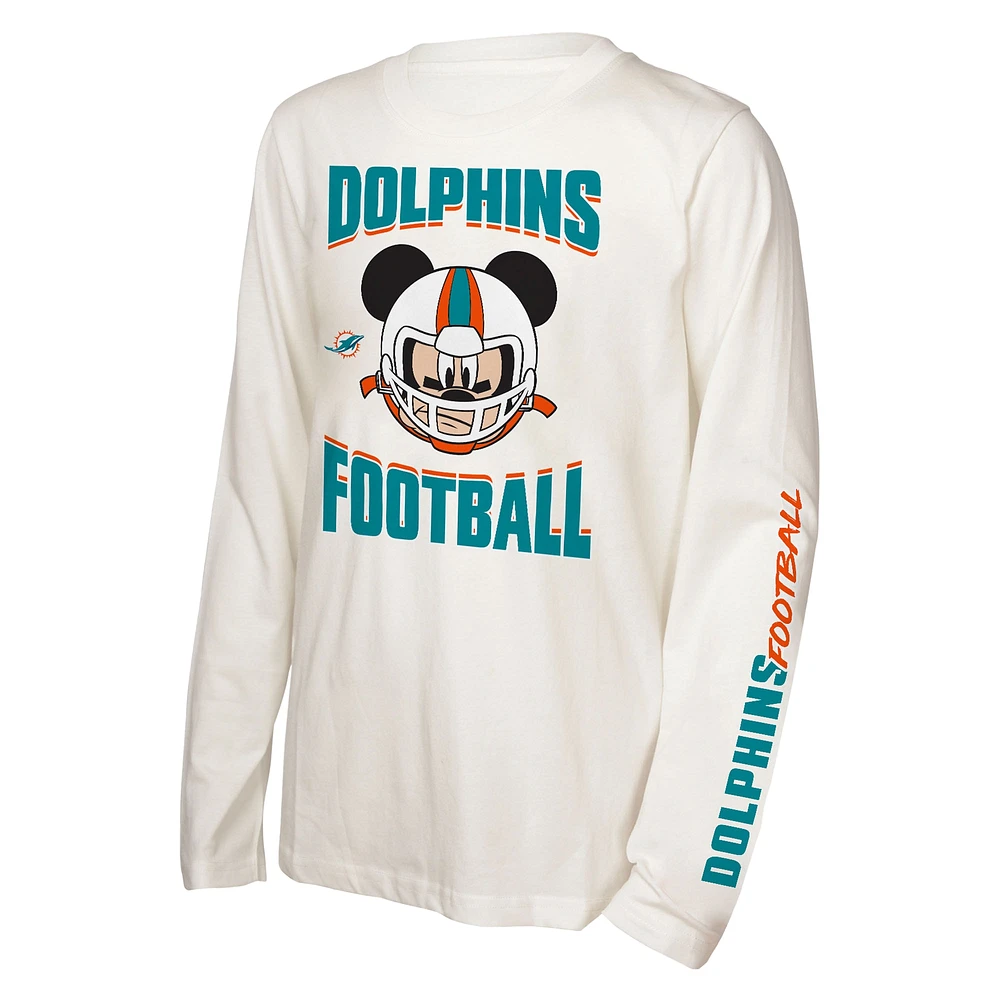 Youth Miami Dolphins Quarterback Mickey T-Shirt Combo Pack