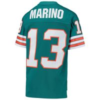 Youth Mitchell & Ness Dan Marino Aqua Miami Dolphins 1984 Legacy Retired Player Jersey