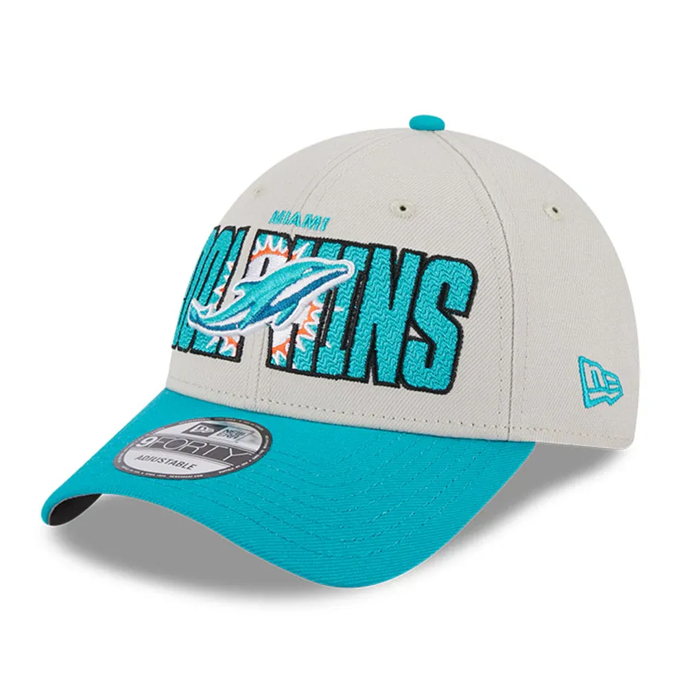 Miami Dolphins NFL TEAM-BASIC Aqua Fitted Hat by New Era