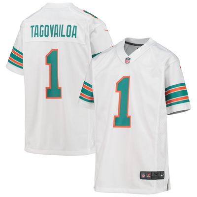 Youth Nike Tua Tagovailoa White Miami Dolphins Alternate Game Jersey