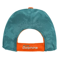 Youth Orange/Aqua Miami Dolphins Combine Two-Tone Adjustable Hat