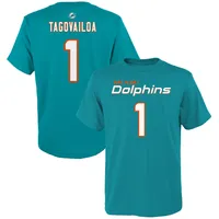 Women's Nike Tua Tagovailoa Orange Miami Dolphins Name & Number T