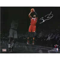 Dwyane Wade Miami Heat Autographed Fanatics Authentic White Nike