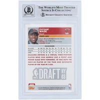 Carte de recrue numéro 10 authentifiée Beckett Fanatics Witnessed 2003-04 Topps Series 1 #225 de Dwyane Wade Miami Heat avec inscription « HOF 23 »