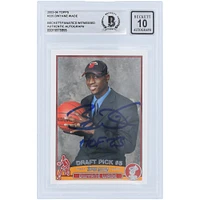 Carte de recrue numéro 10 authentifiée Beckett Fanatics Witnessed 2003-04 Topps Series 1 #225 de Dwyane Wade Miami Heat avec inscription « HOF 23 »