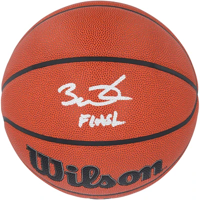 Ballon de basket-ball d'intérieur/extérieur Wilson Authentic Series autographié par Dwyane Wade Miami Heat avec inscription « Flash »