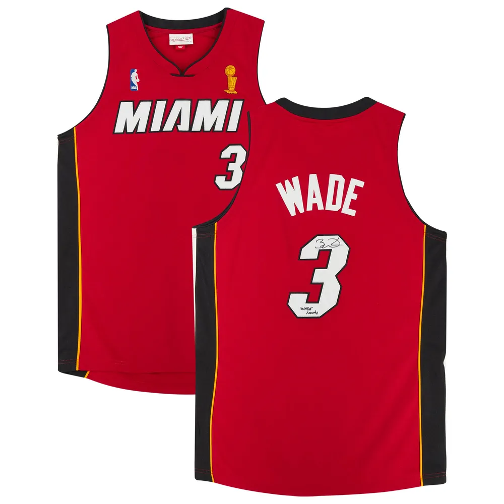 The D Wade Marquette, Mitchell and Ness jersey is now available