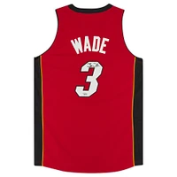 Maillot d'équipe authentique autographié par Mitchell & Ness par Dwyane Wade, Miami Heat