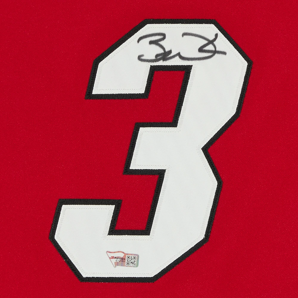 Maillot d'équipe authentique autographié par Mitchell & Ness par Dwyane Wade, Miami Heat