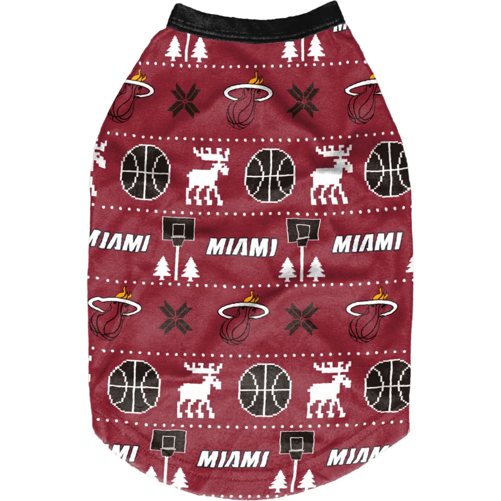 FOCO Miami Heat Printed Dog Sweater