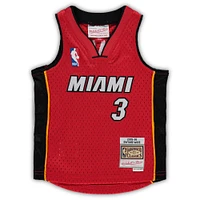 Infant Mitchell & Ness Dwyane Wade Red Miami Heat 2005/06 Hardwood Classics Player Jersey