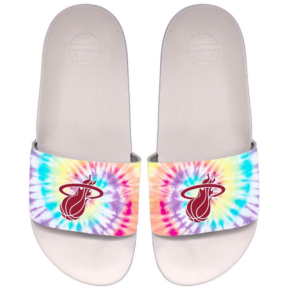 ISlide Miami Heat Tie-Dye Motto Slide Sandals | Bayshore Shopping Centre