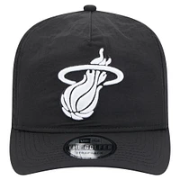 Men's New Era Black Miami Heat Injection Everyday Golfer Adjustable Hat
