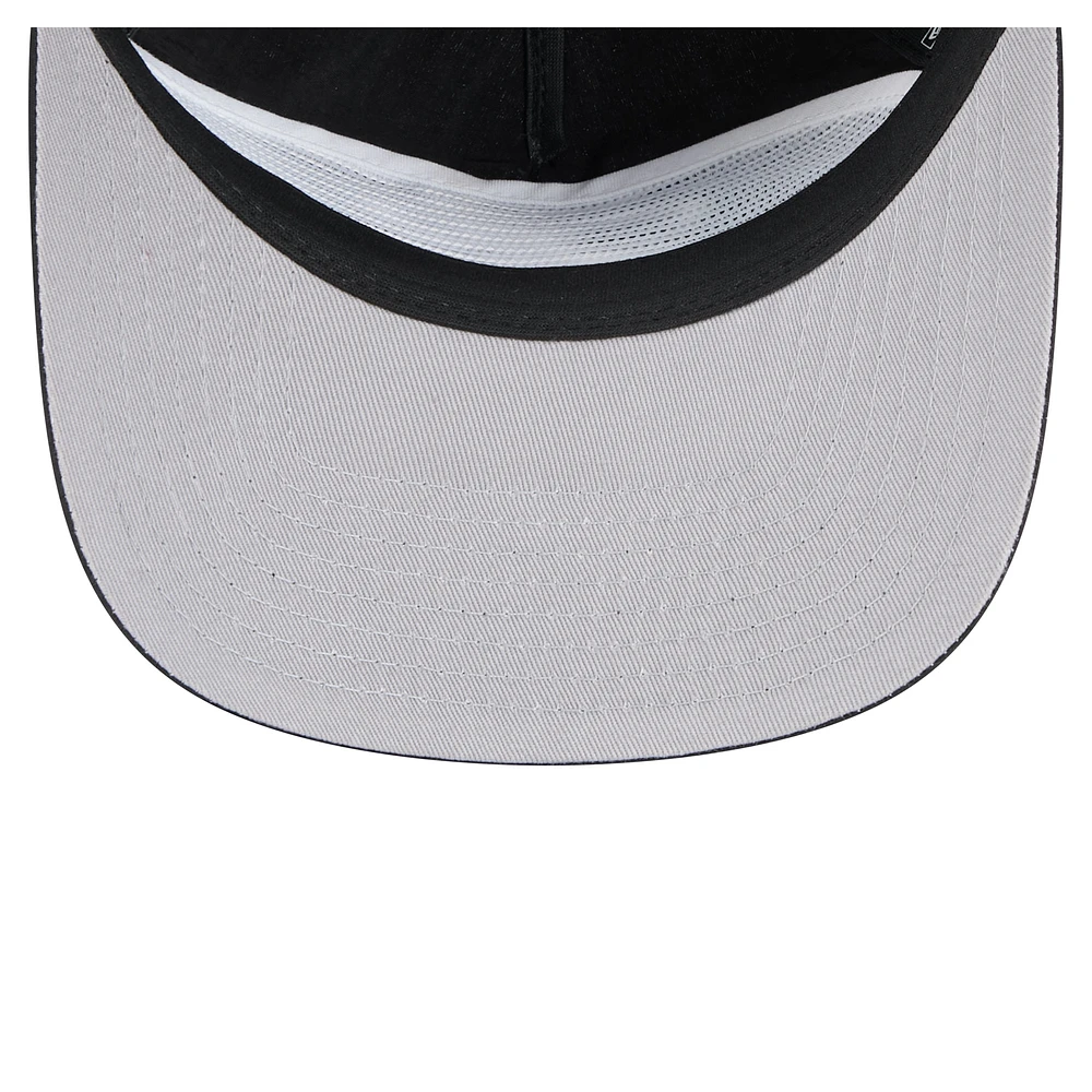 Men's New Era Black Miami Heat Injection Everyday Golfer Adjustable Hat