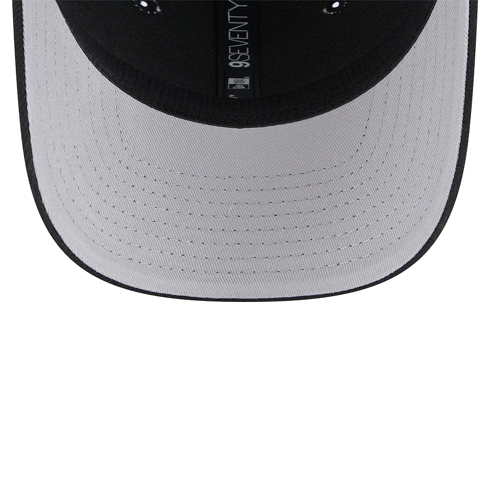 Casquette ajustable noire Miami Heat Victory Grove Circle Patch 9SEVENTY de New Era pour homme