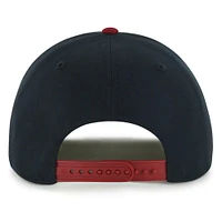 Casquette ajustable Dropshadow Rope Hitch noire/rouge Miami Heat '47 pour homme