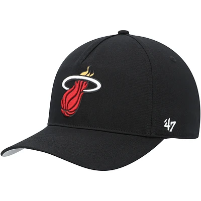 Casquette Snapback Miami Heat Hitch '47 noire pour homme