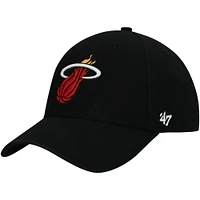 Men's '47 Black Miami Heat MVP Legend Adjustable Hat