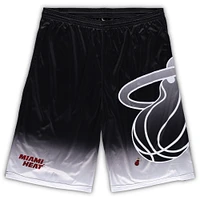 Short graphique Fanatics noir Miami Heat Big & Tall pour hommes