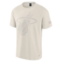 Men's Fanatics Cream Miami Heat Elements Iconic T-Shirt