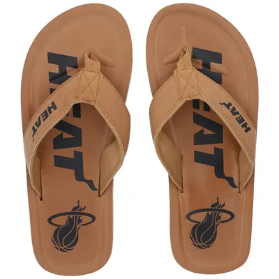 Miami Heat FOCO Color Pop Flip-Flop Sandals