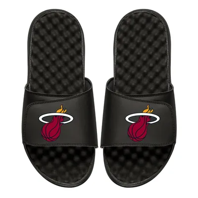 Miami Heat ISlide Personalized Primary Slide Sandals - Black