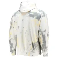 Men's Junk Food Cream Miami Heat Tie-Dye Pullover Hoodie