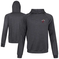 Men's Levelwear Black Miami Heat Challenger Pullover Hoodie