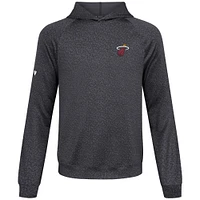 Men's Levelwear Black Miami Heat Challenger Pullover Hoodie