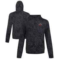 Men's Levelwear Black Miami Heat Platform Pullover Hoodie