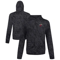 Men's Levelwear Black Miami Heat Platform Pullover Hoodie