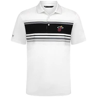 Men's Levelwear White Miami Heat Onward Polo