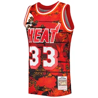 Men's Mitchell & Ness Alonzo Mourning Red Miami Heat 1996/97 Hardwood Classics Lunar New Year Swingman Jersey