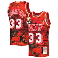 Men's Mitchell & Ness Alonzo Mourning Red Miami Heat 1996/97 Hardwood Classics Lunar New Year Swingman Jersey