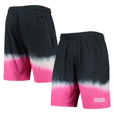 Miami Heat Mitchell & Ness Hardwood Classic Authentic Shorts - Black/Pink