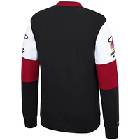 Sweat-shirt en polaire noir Mitchell & Ness Miami Heat Perfect Season pour hommes