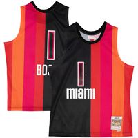 Mitchell & Ness Swingman Chris Bosh Miami Heat Black 2012-13 Jersey