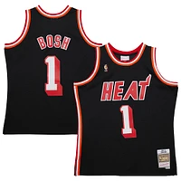 Maillot Swingman Mitchell & Ness Chris Bosh Miami Heat 2013 Hardwood Classics noir pour homme