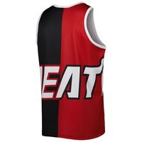 Men's Mitchell & Ness Dwyane Wade Black/Red Miami Heat Sublimated Player Tank Top