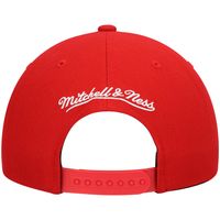 Men's Mitchell & Ness Red Miami Heat Hardwood Classics Team Ground 2.0 Snapback Hat