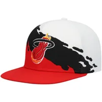 Men's Mitchell & Ness Heather Gray Miami Heat Hardwood Classics 2.0 Snapback Hat