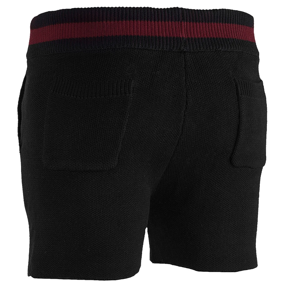 Men's NBA x Keiser Clark Black/Red Miami Heat No Caller ID Knit Shorts