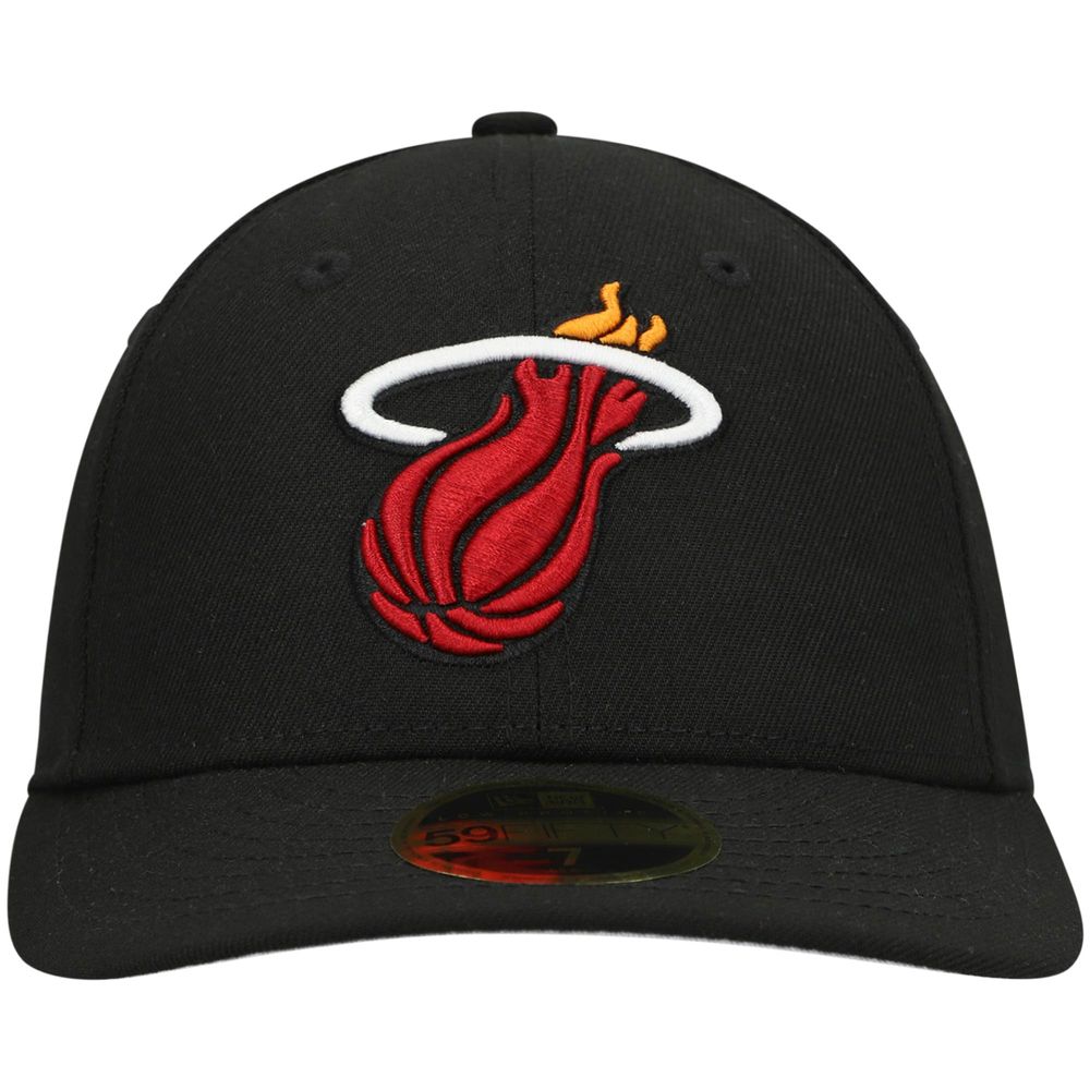 Men's New Era Miami Heat Team Low Profile 59FIFTY Fitted Hat