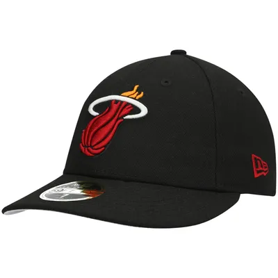 Casquette ajustée 59FIFTY à profil bas Miami Heat Team pour homme New Era noire